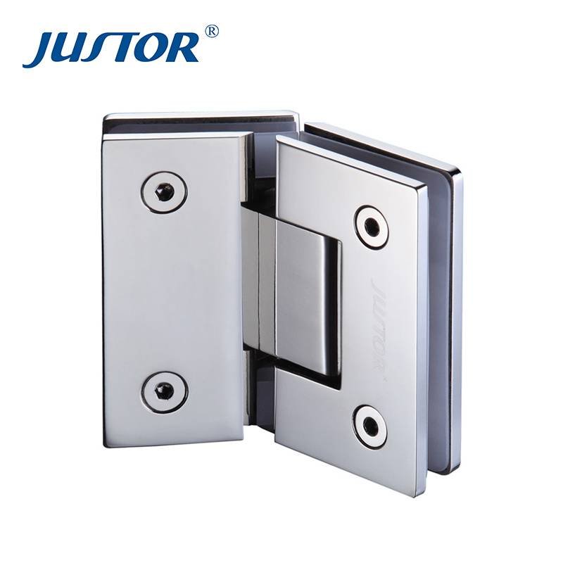 Kaida glass hardware Bathroom Clip JU-W103 Bathroom Glass Door Hinges image20