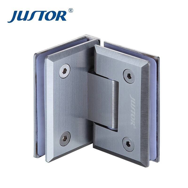 Kaida glass hardware Bathroom Clip JU-W205 Bathroom Glass Door Hinges image22