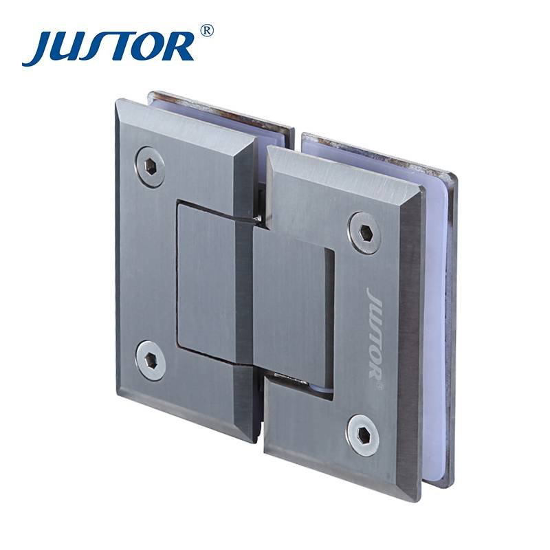 Kaida glass hardware JU-W204  stainless steel tempered glass door shower hinge Bathroom Glass Door Hinges image9