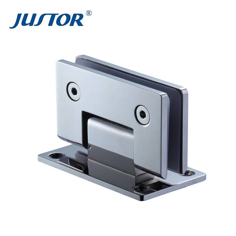 Kaida glass hardware JU-W101 bathroom fittings stainless steel glass shower door hinges from JUSTOR Bathroom Glass Door Hinges image12