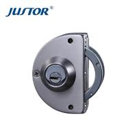 JU-W505 SUS304 stainless steel Half Round Glass Door Lock
