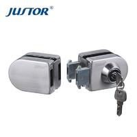 JU-412 Stainless Steel Glass Door Lock
