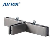 JU-490B manufacturer 304sus bottom patch fitting / stainless steel glass door patch fitting