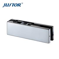 JU-020 High quality hardwarech accessories 304 Stainless Steel bottom glass door patch fitting