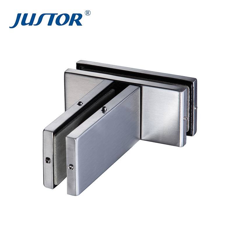 JU-223 China manufactur Glass Door Stainless steel Patch Fitting