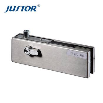JS-520 patch fitting Top glass door lock fitting
